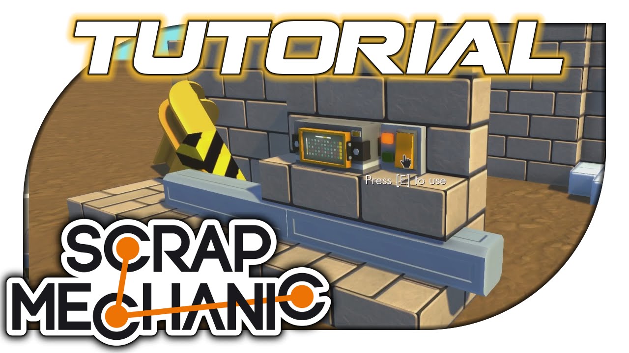 Scrap Mechanic *5 Minute Tutorial* - Sliding Doors & Pistons