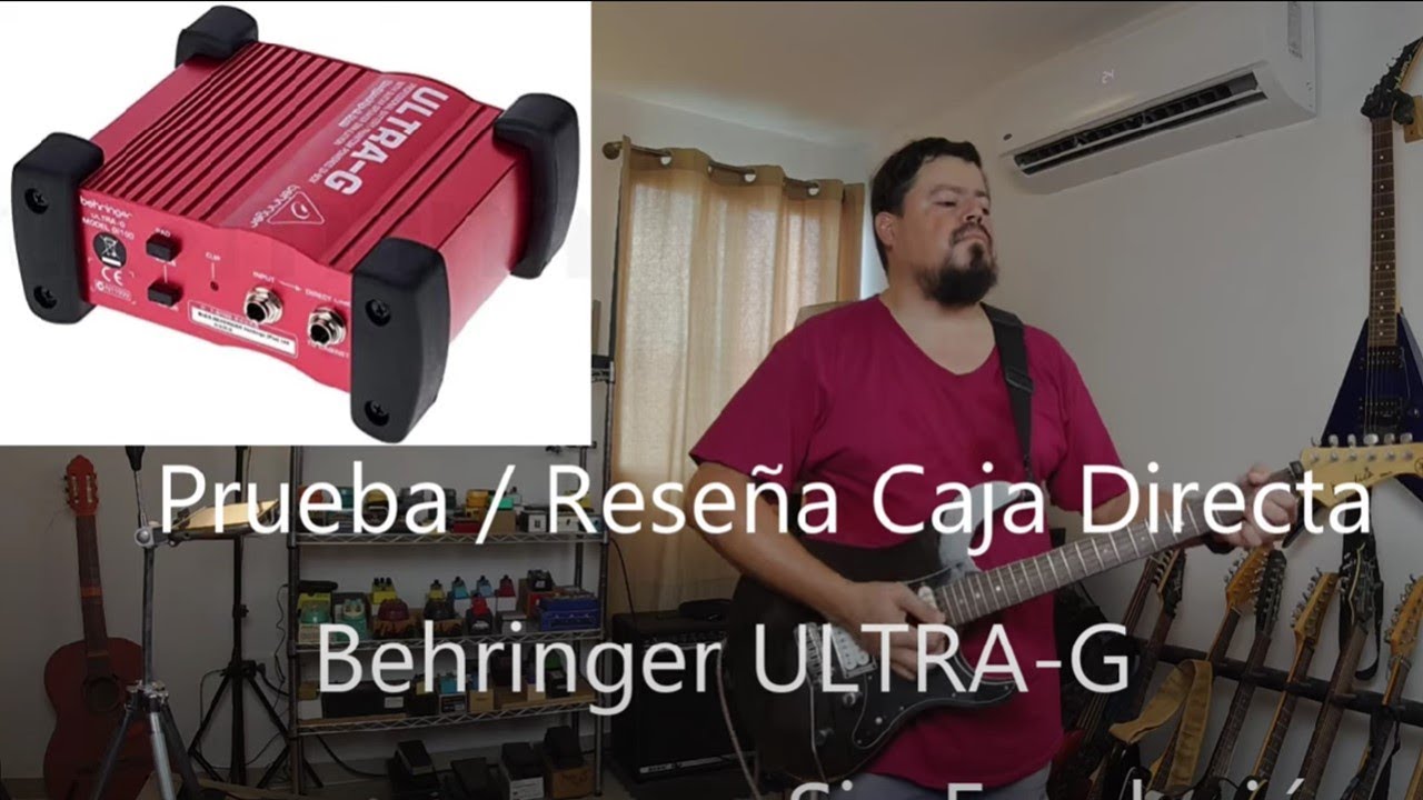 ¿Necesita Tu Guitarra una Caja Directa Behringer Ultra-G GI100?