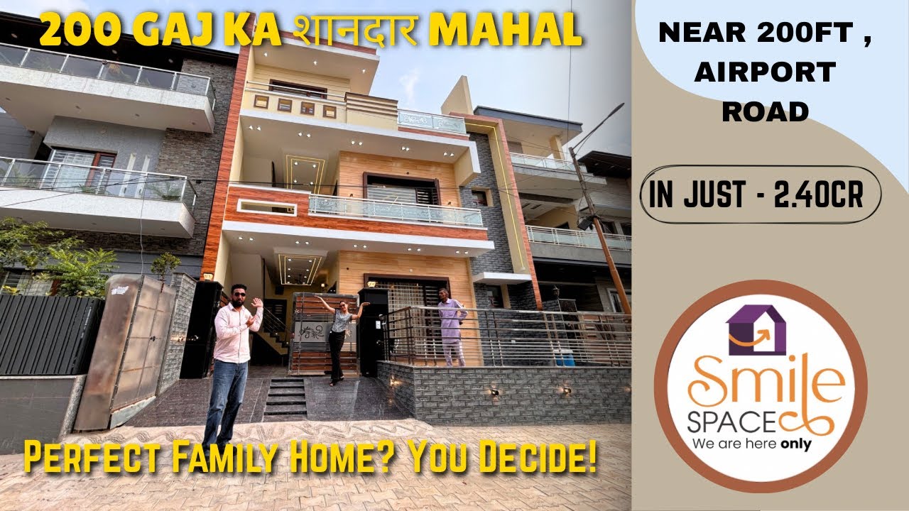 8283988788☎️200Gaj 4BHK semy Furnished Kamal ka घर Sec-125 Mohali में 