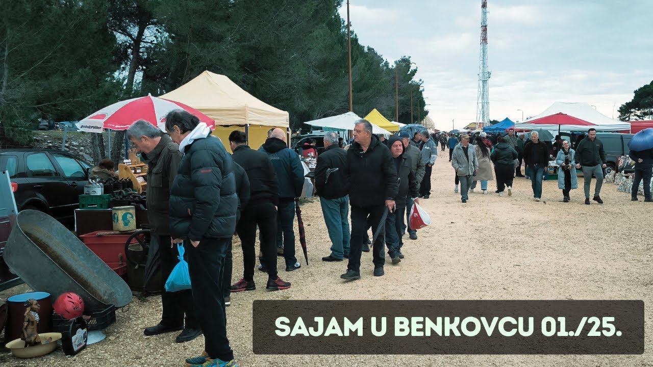 Sajam u Benkovcu 01/25: Sajam i u sječnju okupio prodavče i posjetitelje. Tradicija se nastavlja.