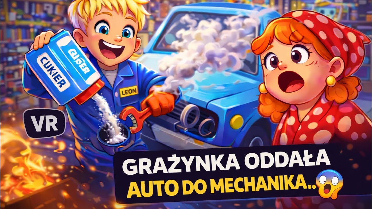 👉 Grażynka oddała auto do mechanika… a JA NAGRAŁEM TO W VR 😱🚗