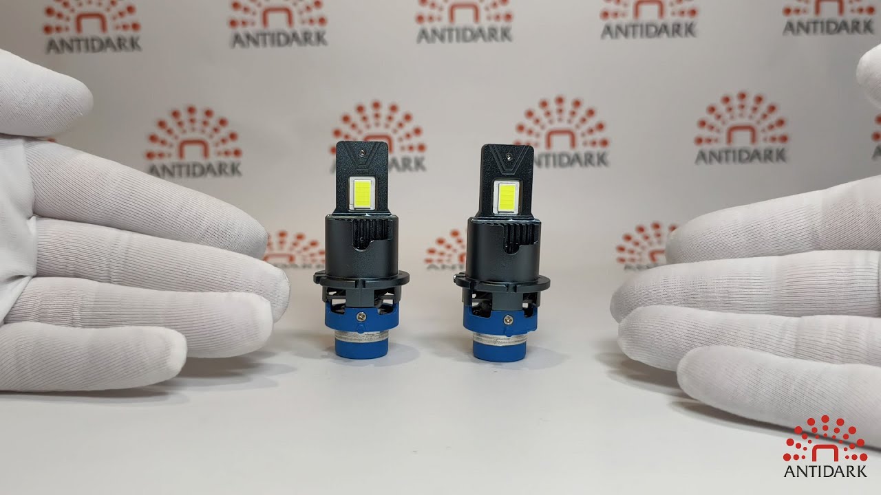 Новейшие LED лампы D2s/D4s, 45 ватт, две тепловые трубки