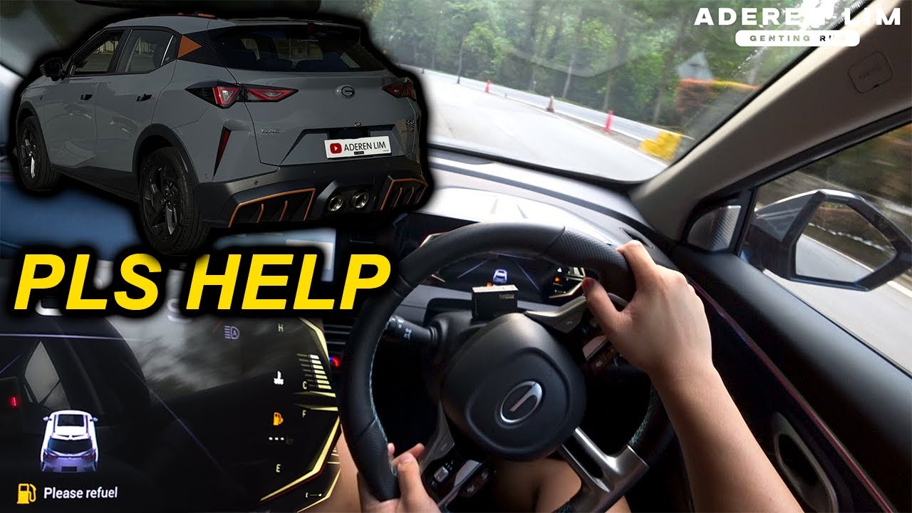 紧张！上山一半没油了！Part 2/2 | GAC GS3 Emzoom 1.5L Turbo | Malaysia #POV [Genting Run 冲上云霄] [CC Subtitle]