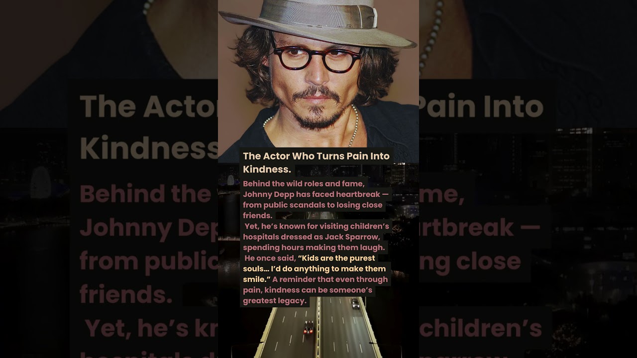 American Actor Who Turns Pain Into Kindness.