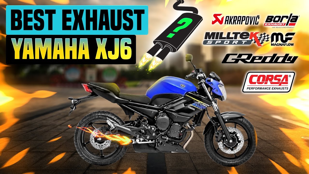 Yamaha XJ6 Exhaust Sound🔥Arrow,CS Racing,Dominator,LV,Lextek,M4,Roadsitalia,Scorpion,Yoshimura