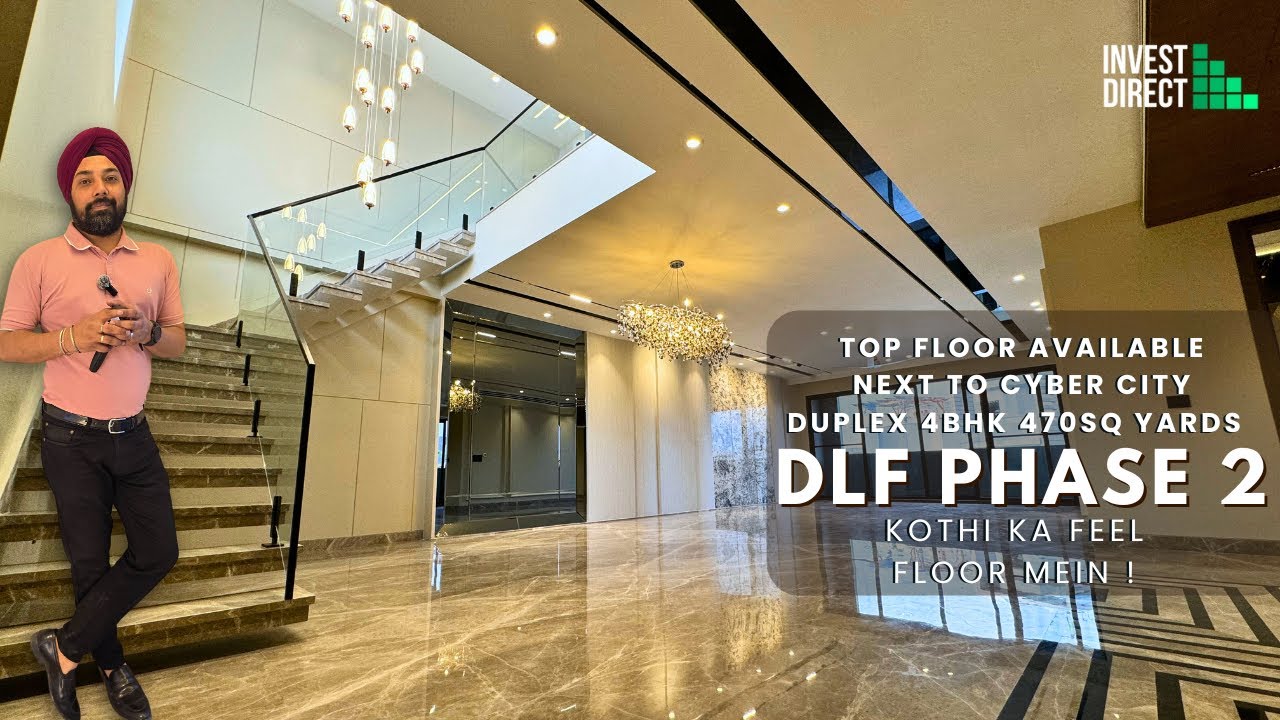 Tour A Duplex With Terrace Garden In Dlf Phase 2 | Builder Floor Apartment In Gurgaon |