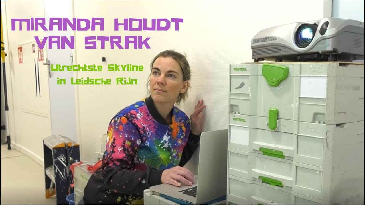 Miranda schildert Utrecht op de muur, René vraag waarom (en hoe)