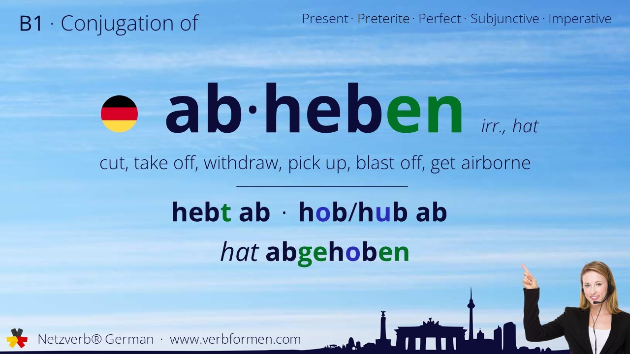 Conjugation of the verb 