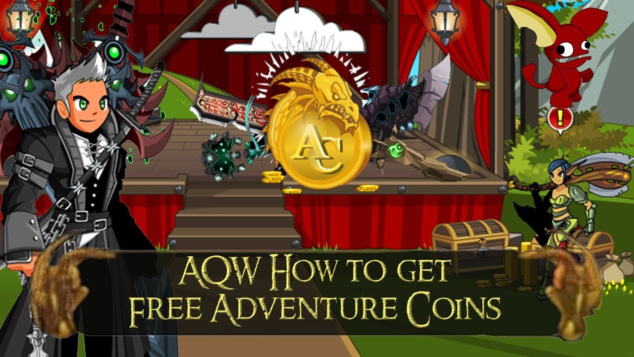 AQW How to get Free Adventure Coins 2018 | 3 Methods