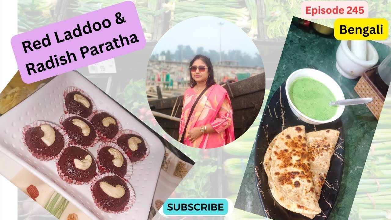 Red Laddoo/Radish Paratha/Winter Special/Bengali @healthydietwithtastyrecipe 