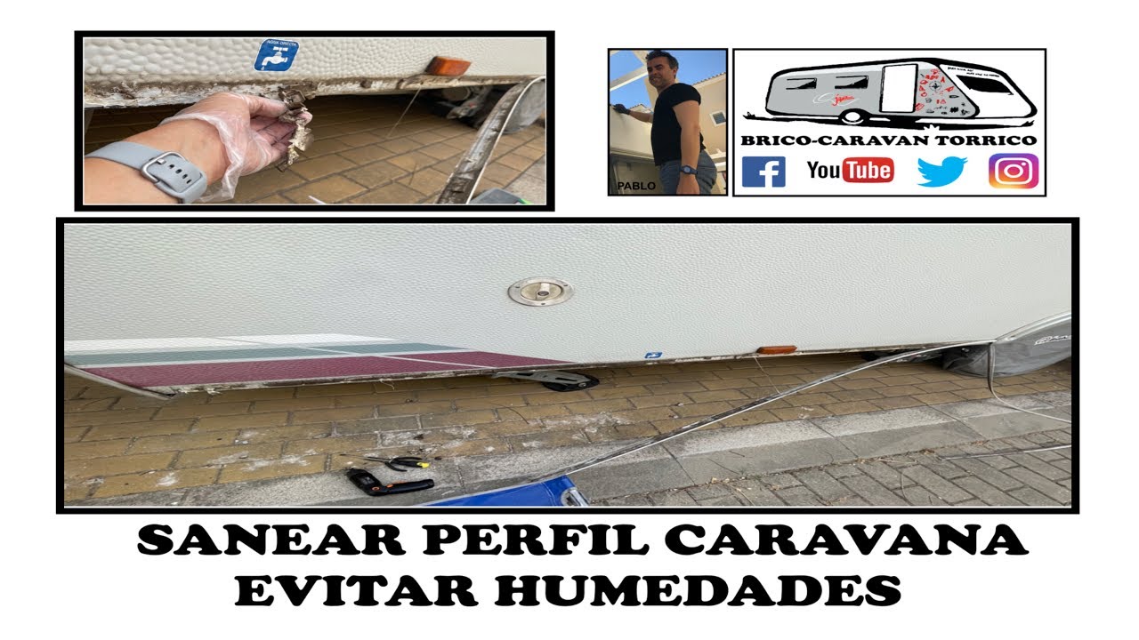 SANEAR PERFIL CARAVANA para evitar HUMEDADES