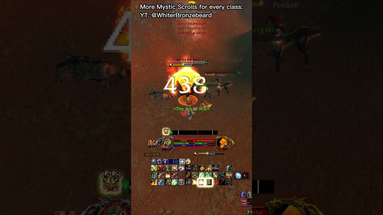 Mystic Scroll: Flame Ascendance | Shaman [WoW Warcraft Reborn | Ascension Bronzebeard]