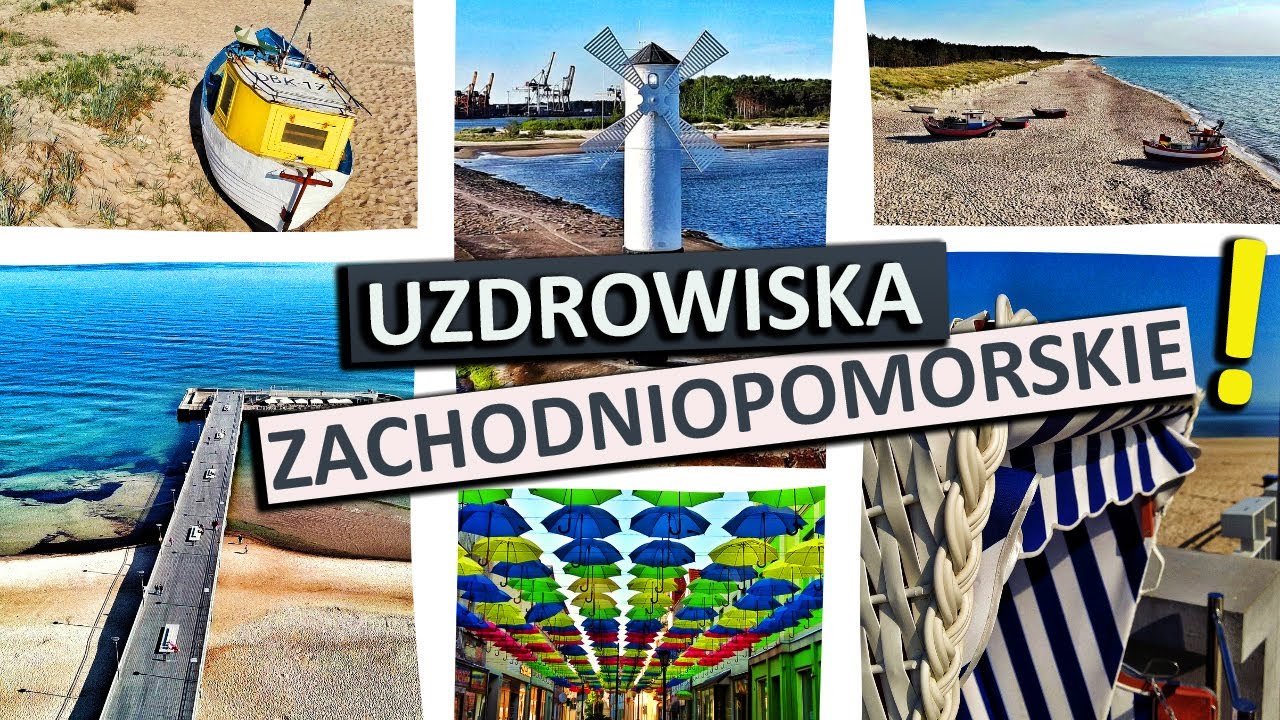 🇵🇱💗🇵🇱 Uzdrowiska Zachodniopomorskiego. Świnoujście, Kamień Pomorski, Kołobrzeg, Połczyn Zdrój, Dąbki