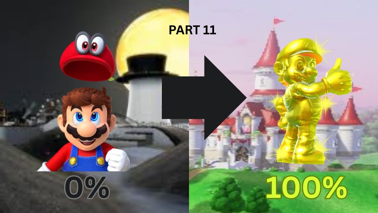 How to 100% Super Mario Odyssey: Part 11/51 (All Luncheon Kingdom Power Moons)