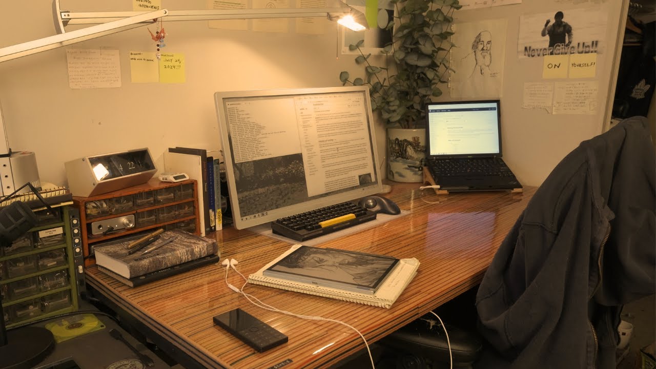 productivity desk setup 2025