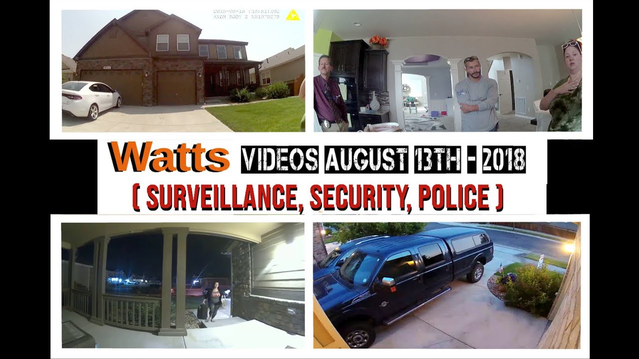 All security/police bodycam videos of the Chris Watts and Shanann Watts case August 13th -14th 2018