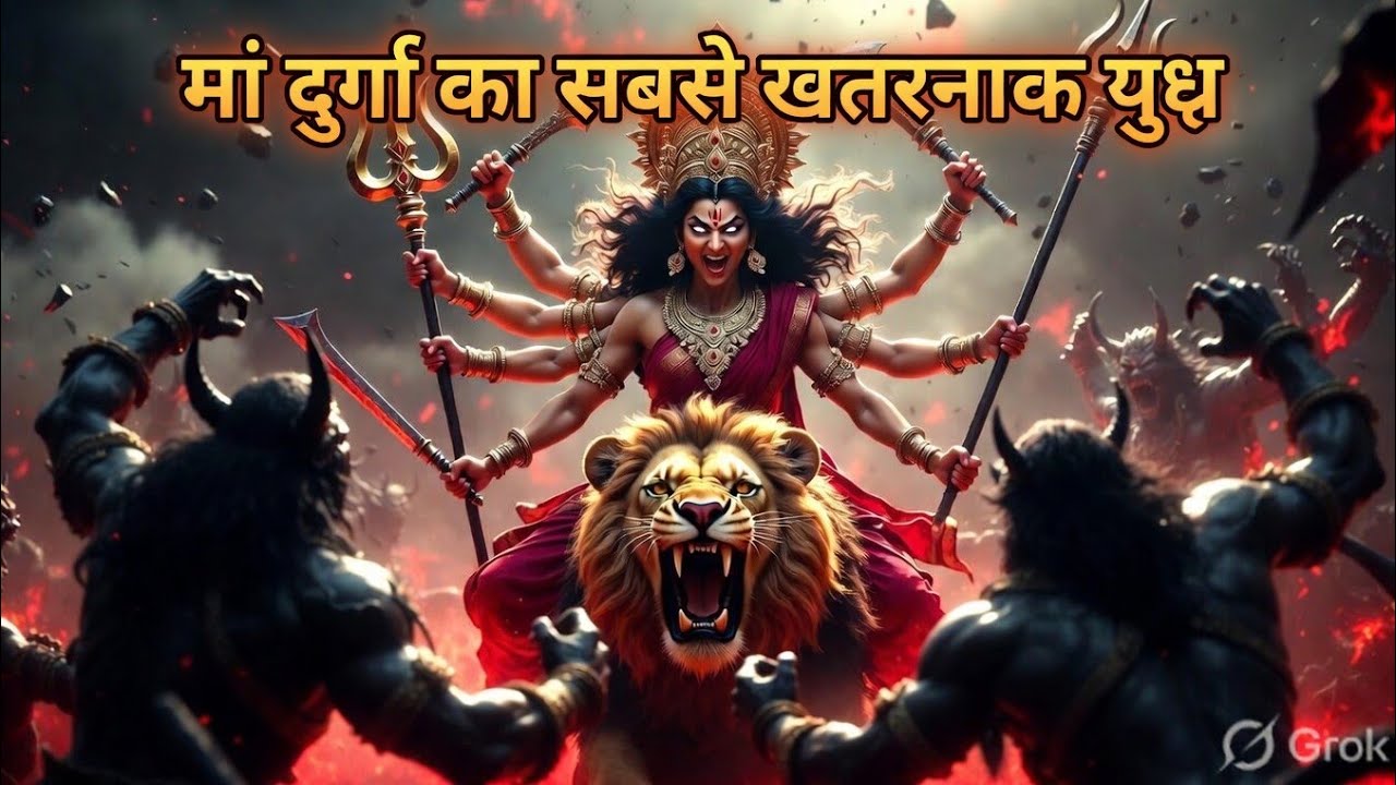  शुंभ निशुंभ की असली कहानी | मां दुर्गा का भयंकर रूप जिसने तीनों लोक बचाए 😱