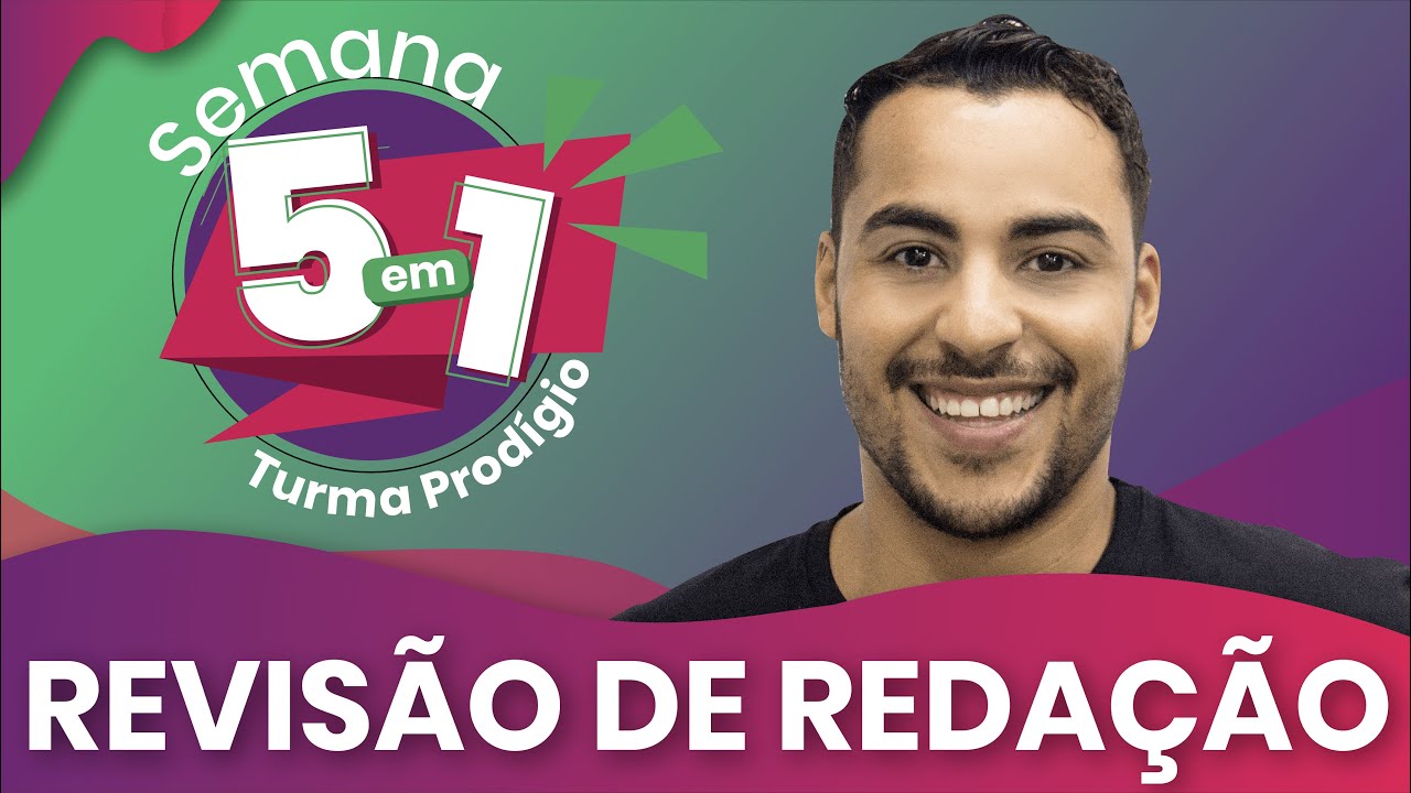 Semana 5 em 1 | Revisão de Redação | Prof. Romulo Bolivar