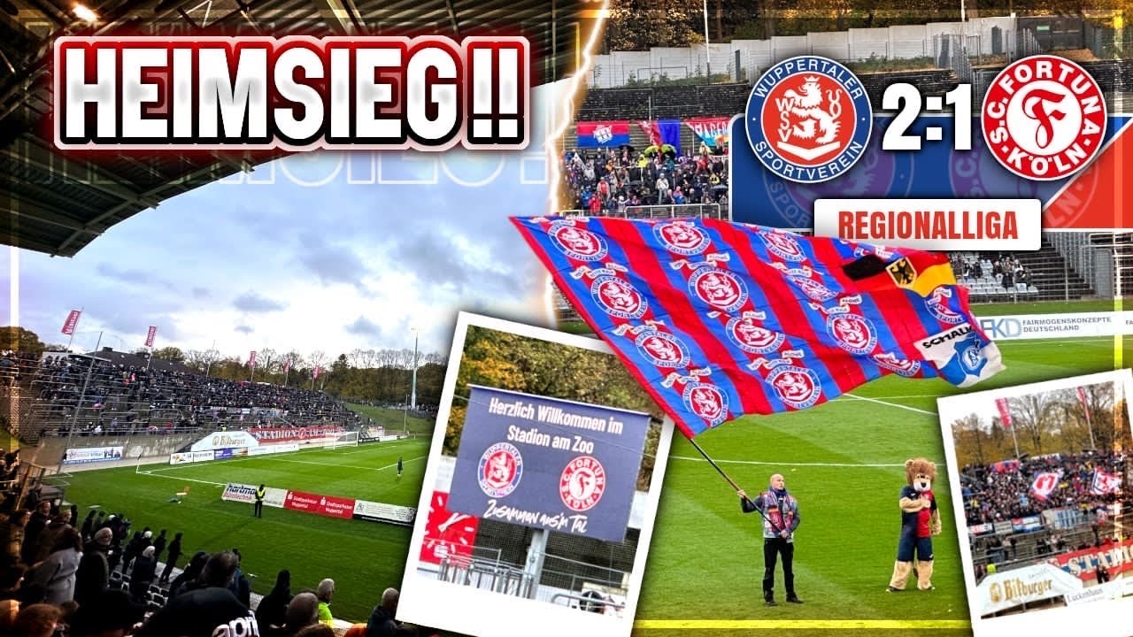 Vlog: Wuppertaler SV - Fortuna Köln // HEIMSIEG im SPITZENSPIEL