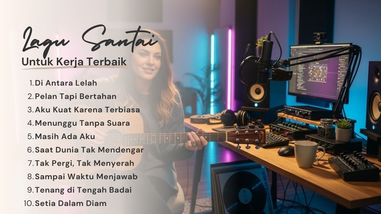 🎸 PLAYLIST MUSIK SLOW ROCK UNTUK KERJA AGAR TIDAK MUDAH CAPEK