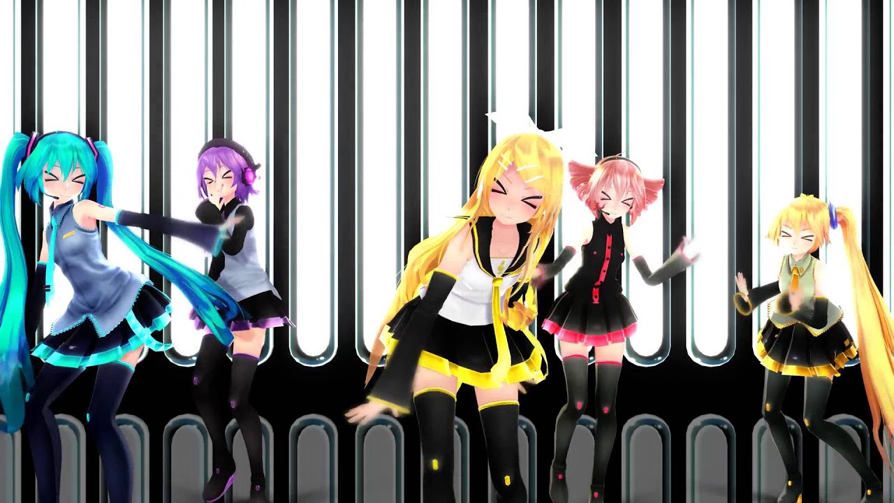 Mmd Miku Rin Teto Neru Defoko - Carry Me Off