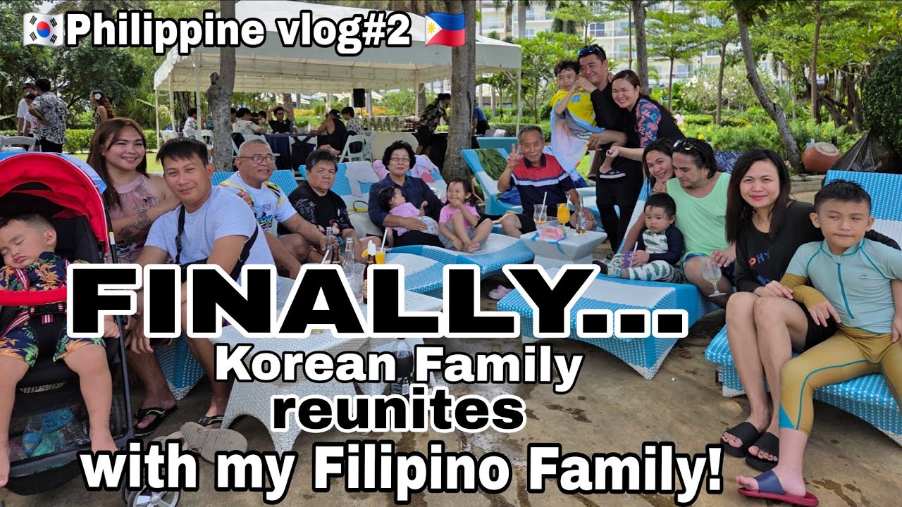 Korean Family goes to Cebu 🇰🇷🇵🇭| FINALLY! Korean family reunites  with my Filipino Family!