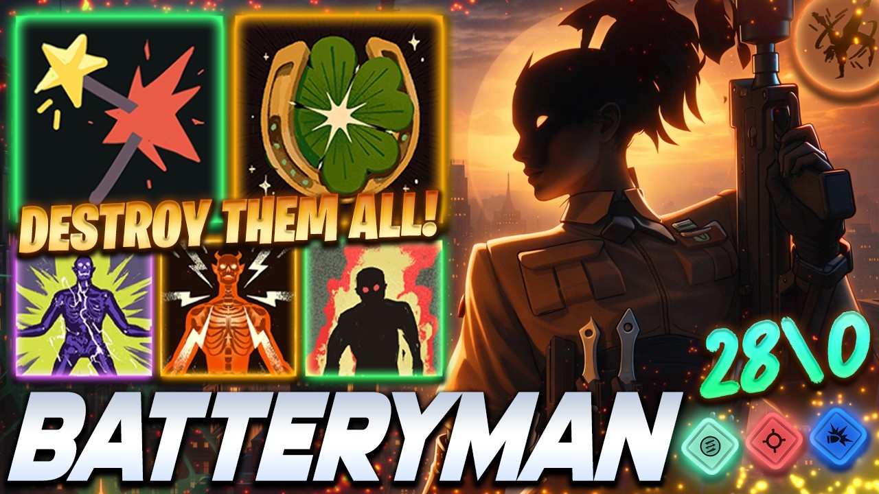 Batteryman Haze DESTROY THEM ALL! 28\0 - Deadlock Pro Gameplay & Guides [Watch & Learn]