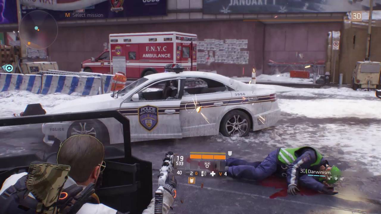 The Division - Shield glitch with mobile cover with primary weapon