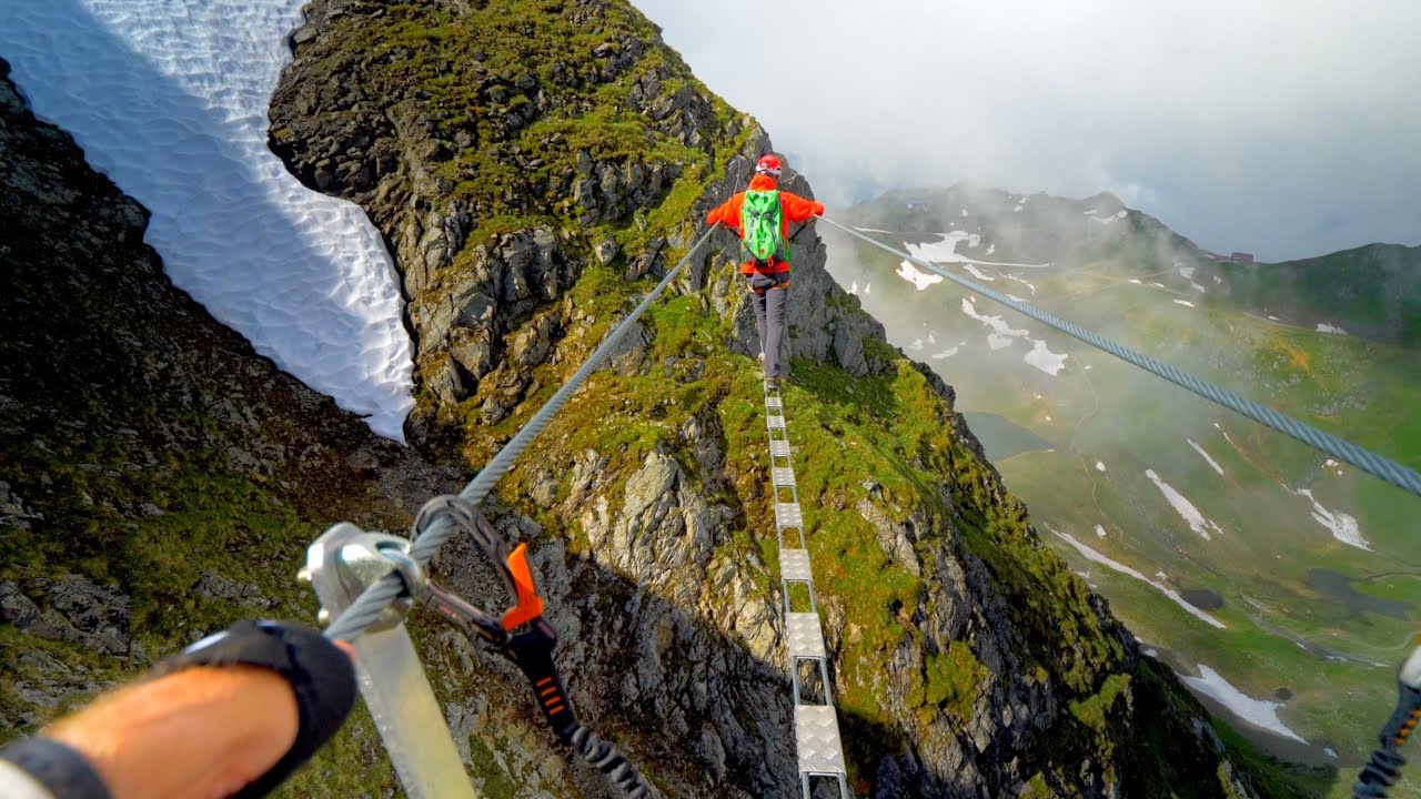 A Father Son Adventure on the Hochjoch Klettersteig