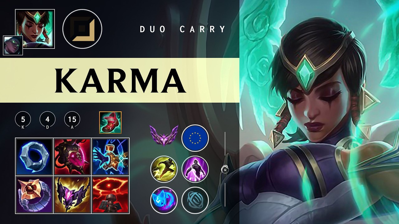 Karma Carry vs Draven - EUW Master Patch 26.05