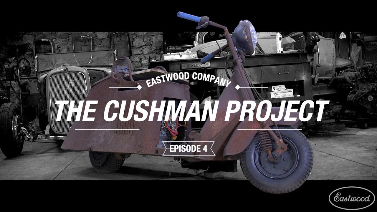 The Cushman Scooter Project - How to French a 1939 Ford Teardrop Tail Light  - Episode 4