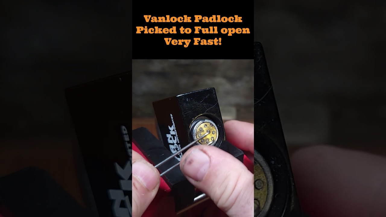 Vanlock Speed Pick #shorts #lockpicking #security #locksport #tools #puzzle #edc