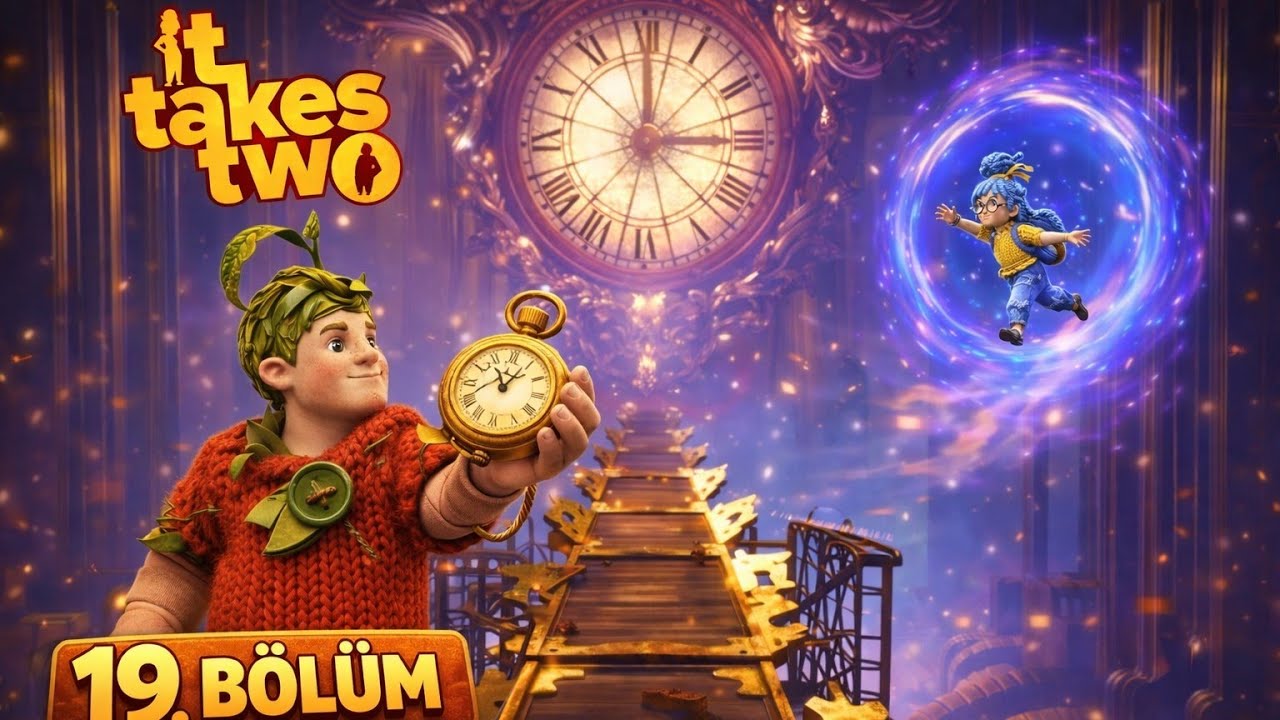 It Takes Two Türkçe – Zamanı Kontrol Ettim, May Işınlandı! – Bölüm 19