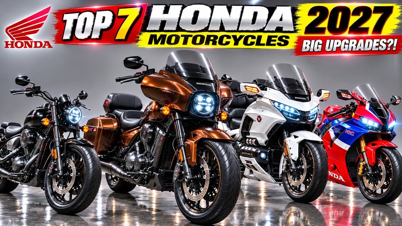 Топ-7 будущих мотоциклов Honda 2027 года &mdash; новый дизайн и серьезные обновления! 🔥