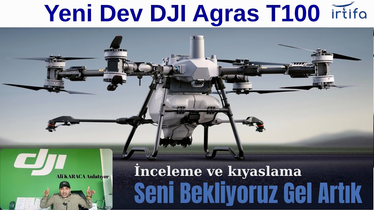 Yeni Dev! DJI Agras T100 Özellikleri ve Detaylı Analiz