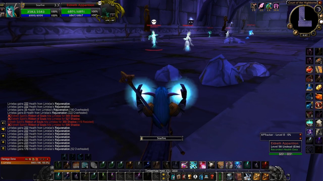 Solo Druid Magister Kalendris - Dire Maul West (Classic WoW)