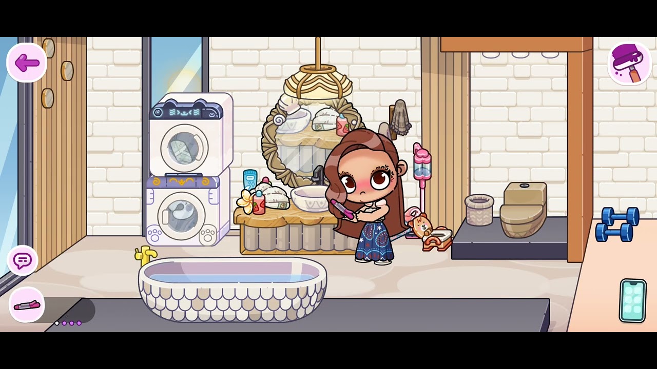 Rotina da tarde e da manhã fazendo uma chapinha no meu cabelo 😍