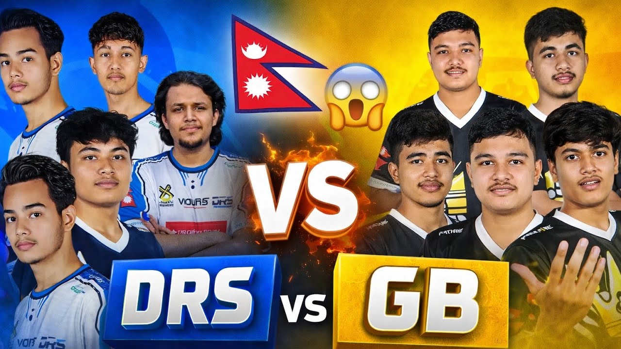 4V4 CLASH 😱 || BETWEEN NEPALS TWO MOST DANGEROUS TEAMS 🤙 || DRS VS GB ||