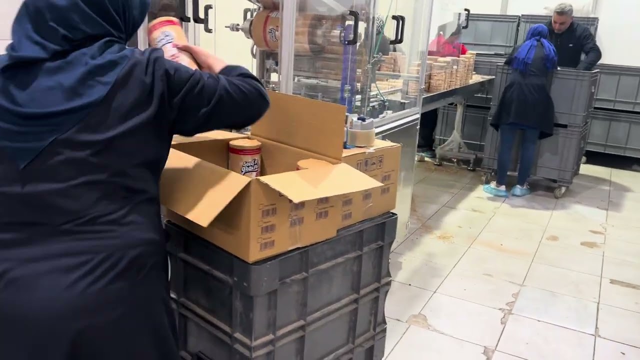 Rice Cakes Packing Machine/ Pirinç Patlağı Paketleme Makinesi