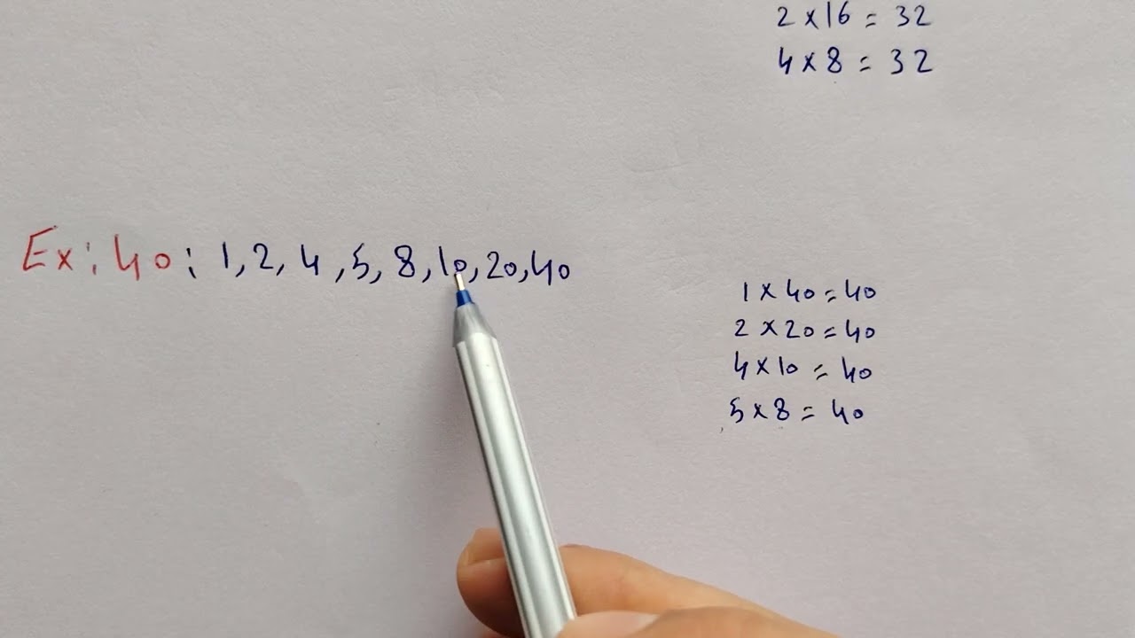 Factors and Multiples, Grade 4, Chapter 7
