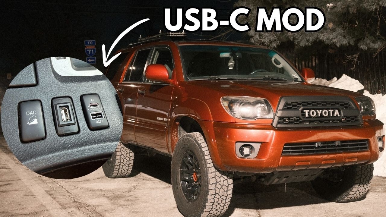 Adding USB-C and USB to My 4th Gen 4Runner