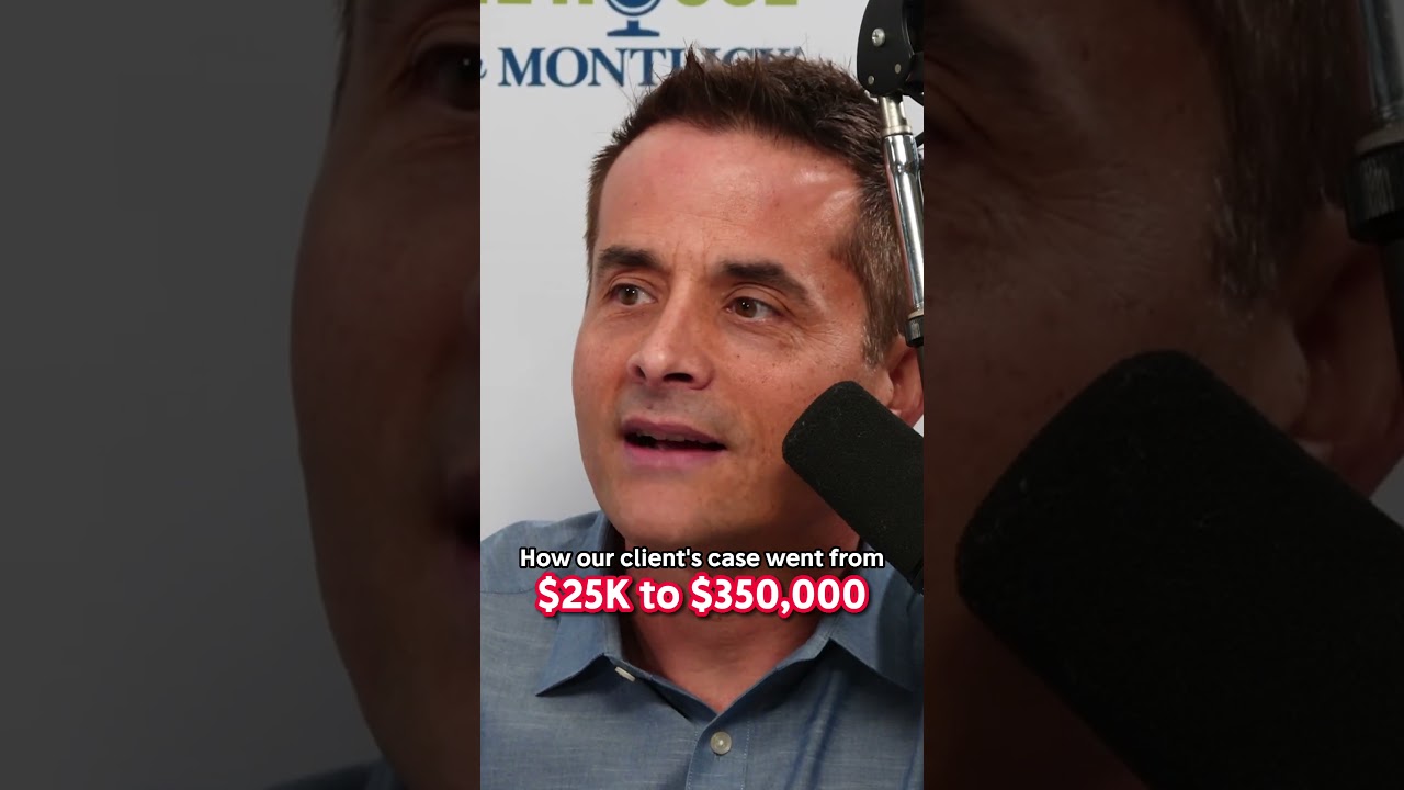 Settlement check went from $25k to $350,000!