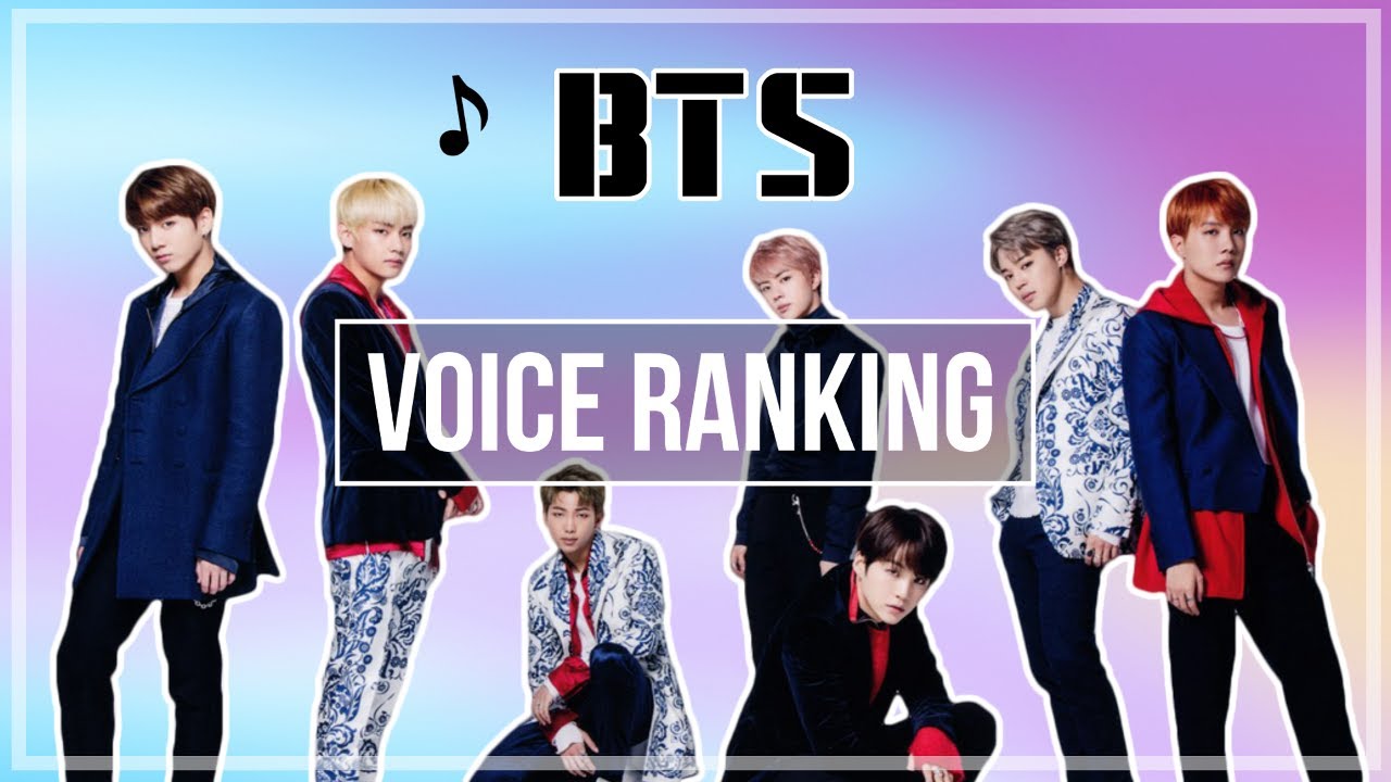 BTS Live Vocal Ranking (2017)