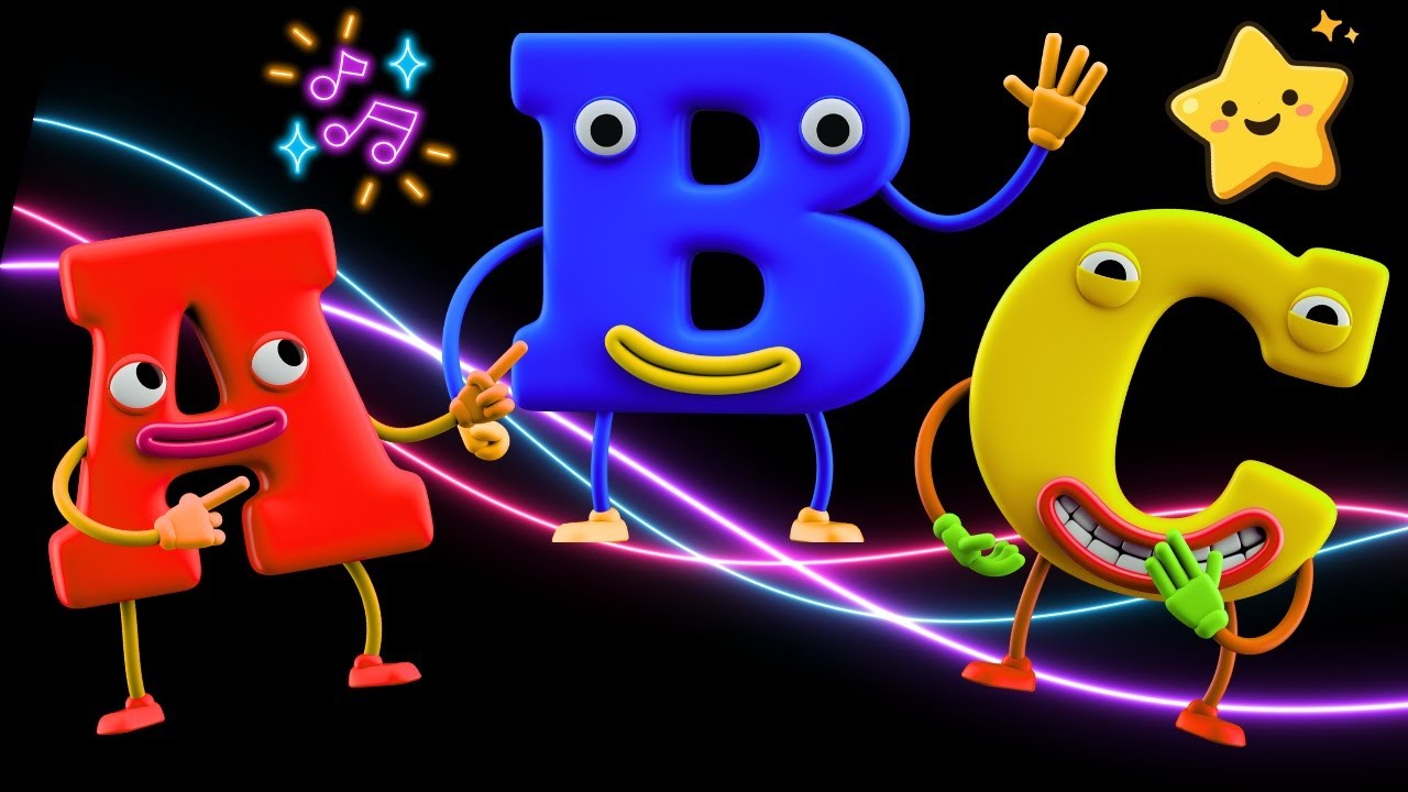 ABCD Song for Kids 🎵 Toddler & Preschool ABC Song | Learn Letters A-Z | Fun Phonics & Nursery rhymes