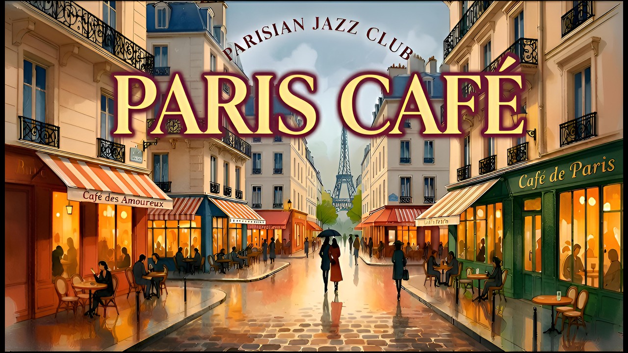 𝐏𝐀𝐑𝐈𝐒 𝐂𝐀𝐅𝐄́ 🗼French Instrumental Music —  Guitar & Accordion | Coffee Playlist
