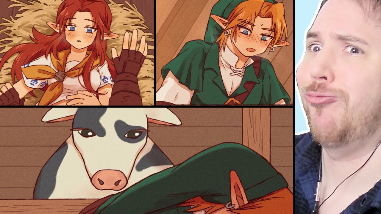 LINK FORGOT THE COWS ARE FORCED TO WATCH - Video Game Memes
