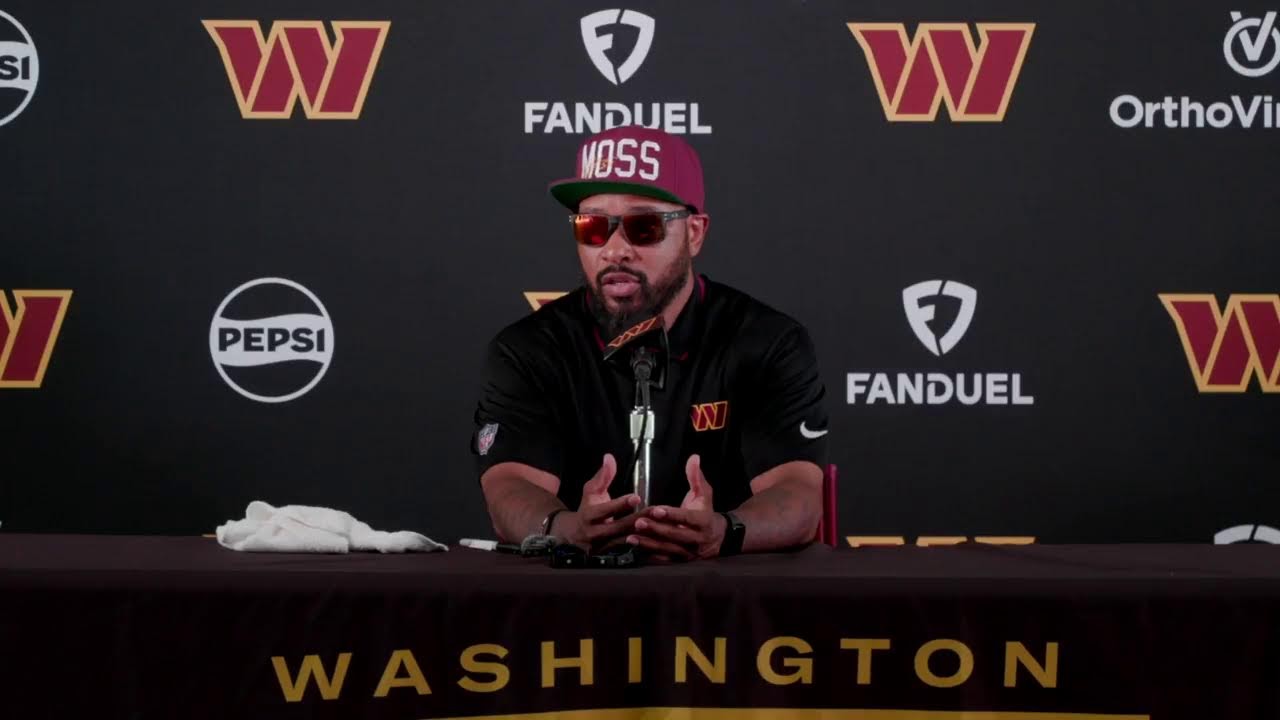 Washington Legend Santana Moss speaks after his Ring of Fame induction announcement | 7/27/25