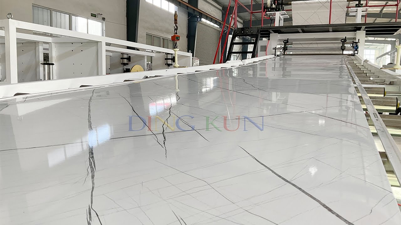 UV Marble Sheet Extrusion Line | PVC Wall Panel Making Machine with Best Quality Best Factory Price