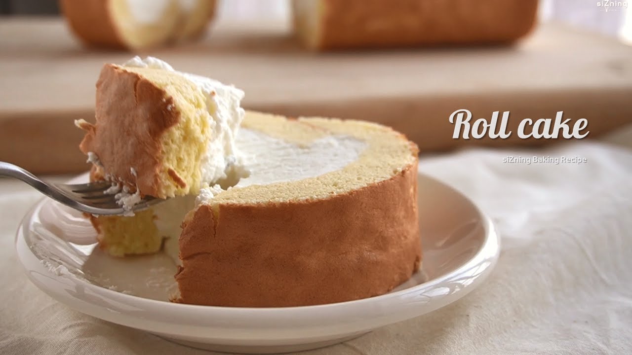 프레쉬한 우유향이 듬뿍, '우유크림 롤케이크' 만들기｜Roll cake recipe [siZning]