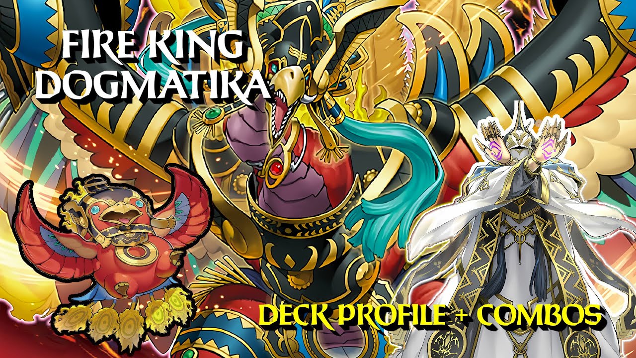 Fire King Dogmatika [Deck profile + Combos]  ¡Aprende a jugarlo! #yugioh  #yugiohtcg #masterduel